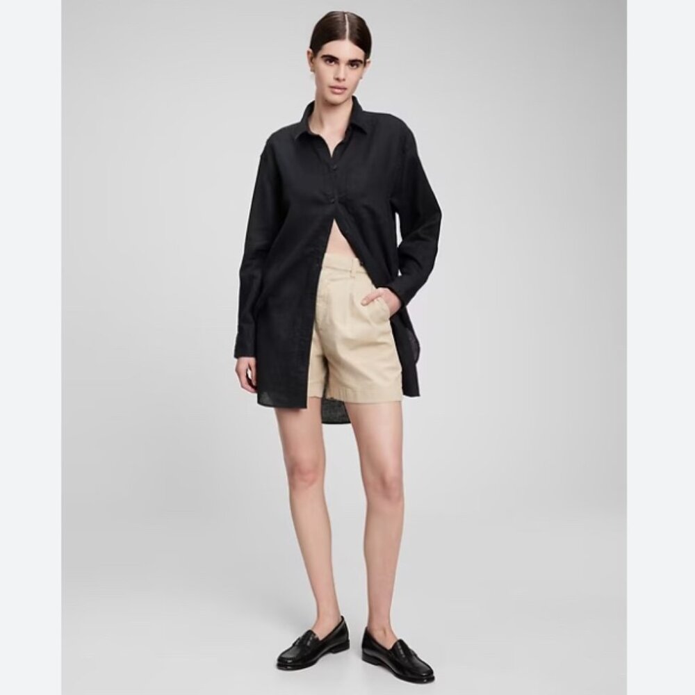 Gap Weekend Tunic Button Down Shirt - image 1